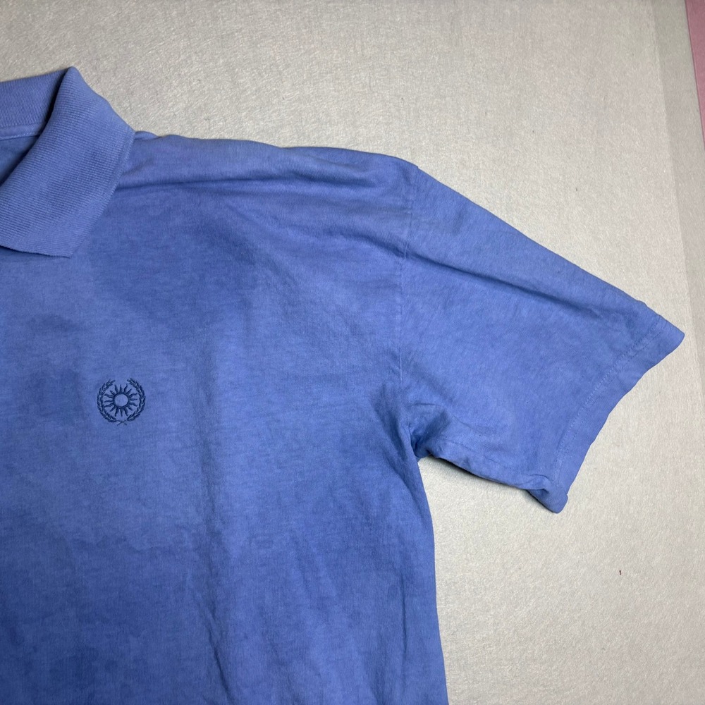 SOL Apparel Men's Polo Shirt XL Blue 100% Cotton Made in USA - Picture 11 of 16